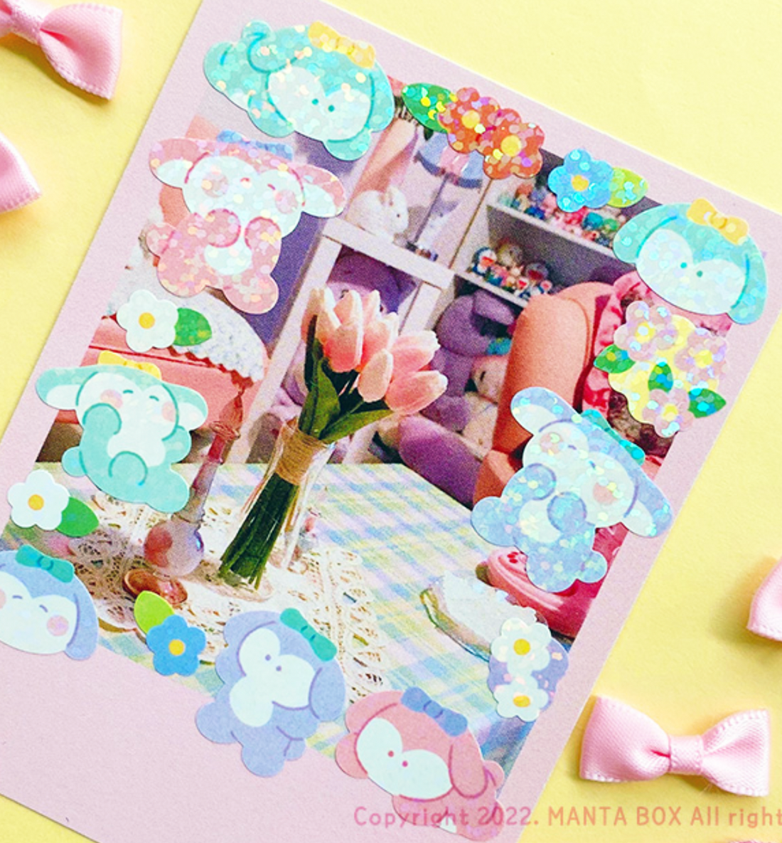 Twinkle Scented Rabbit Seal Sticker