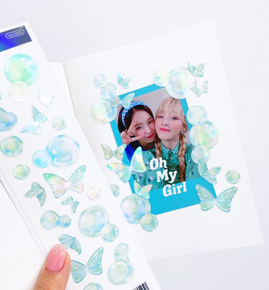 Butterfly Bubbles Seal Sticker