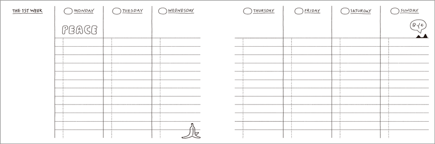 Doodle Study Planner [6 Months]